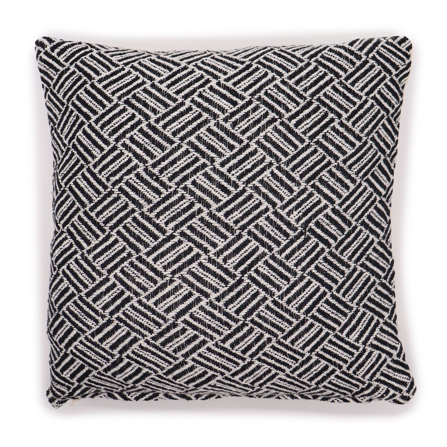 Funda de Cojín Clásico - Tirantes Negro - 40x40 cm
