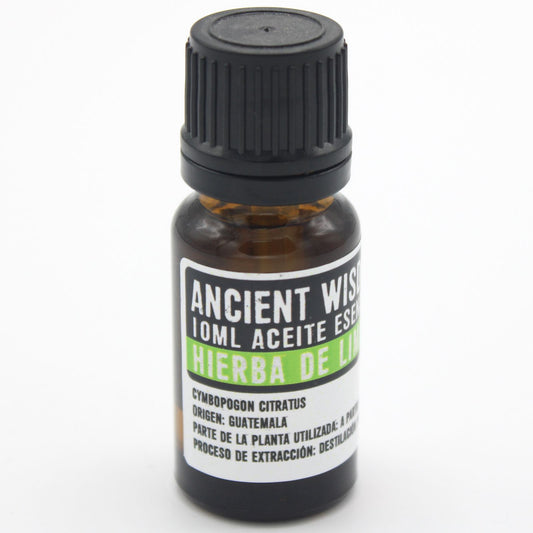 Aceite Esencial Hierba Limón 10 ml – Cymbopogon Citratus