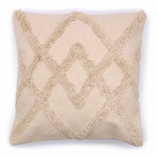 Funda de Cojín Clásico - Crema 45x45 cm