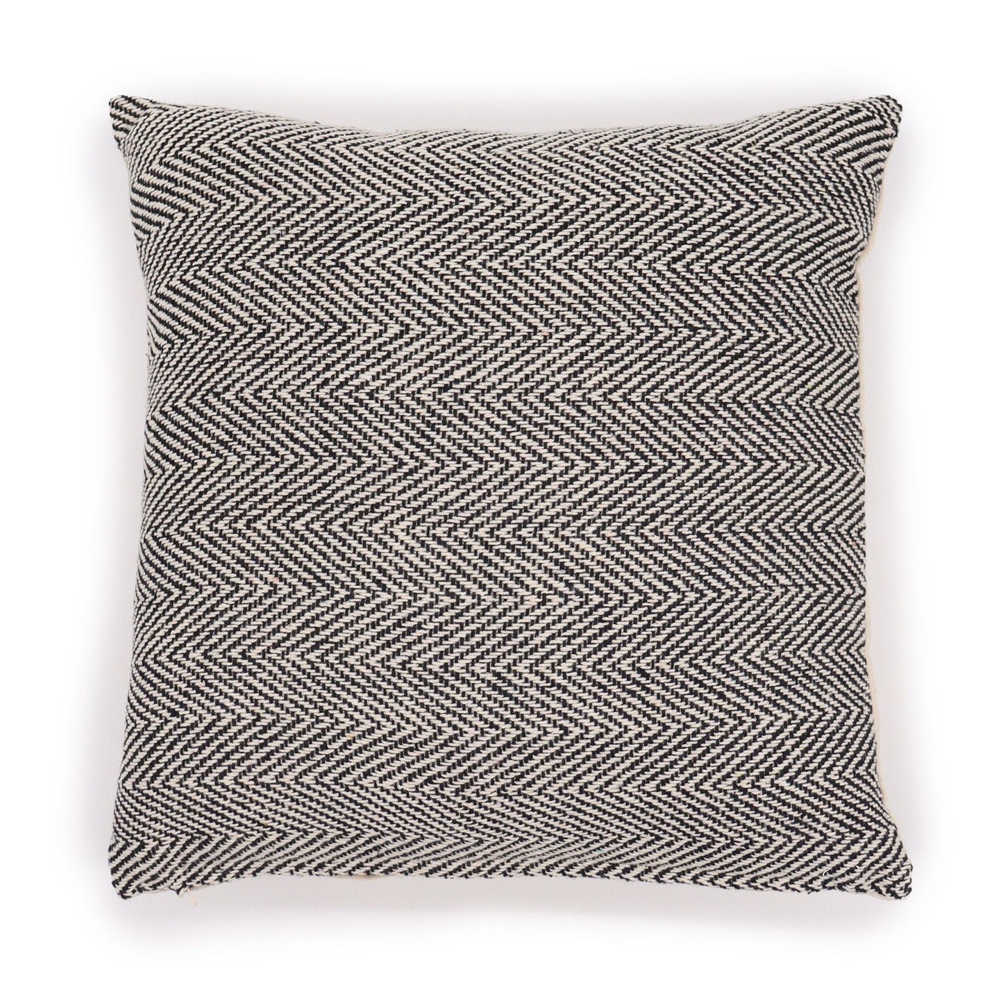 Funda de Cojín Clásico - Chevron Gris 40x40 cm