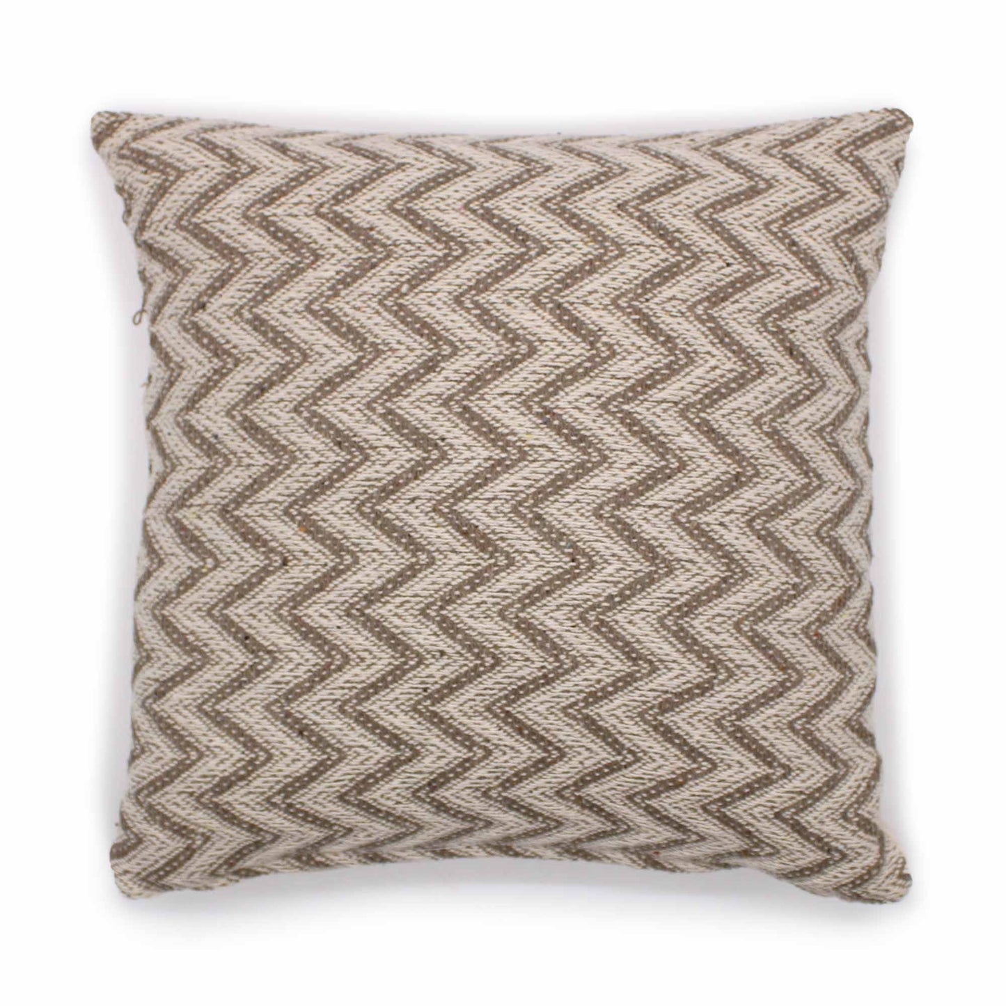 Funda de Cojín Clásico - Chevron Ancho Gris - 40x40 cm