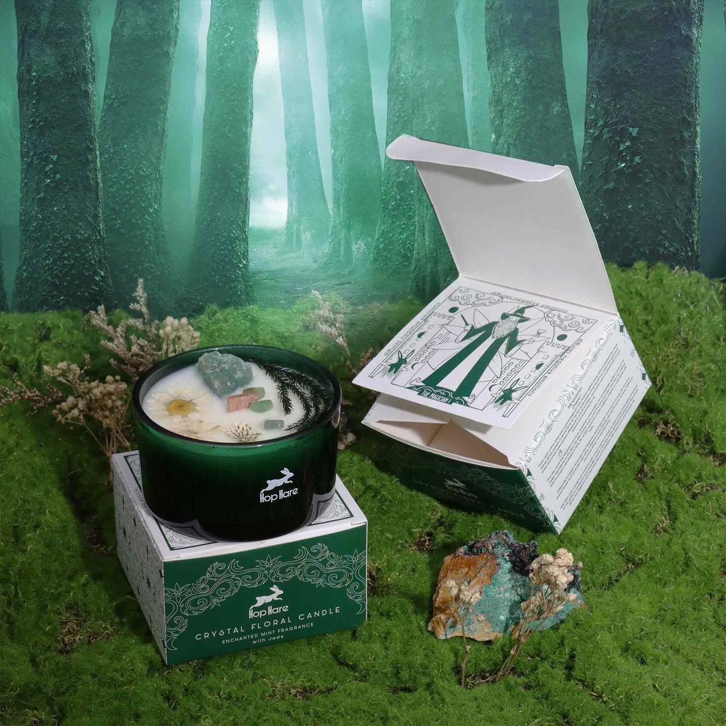 Vela Flor Mágica de Cristal Hop Hare – Mago