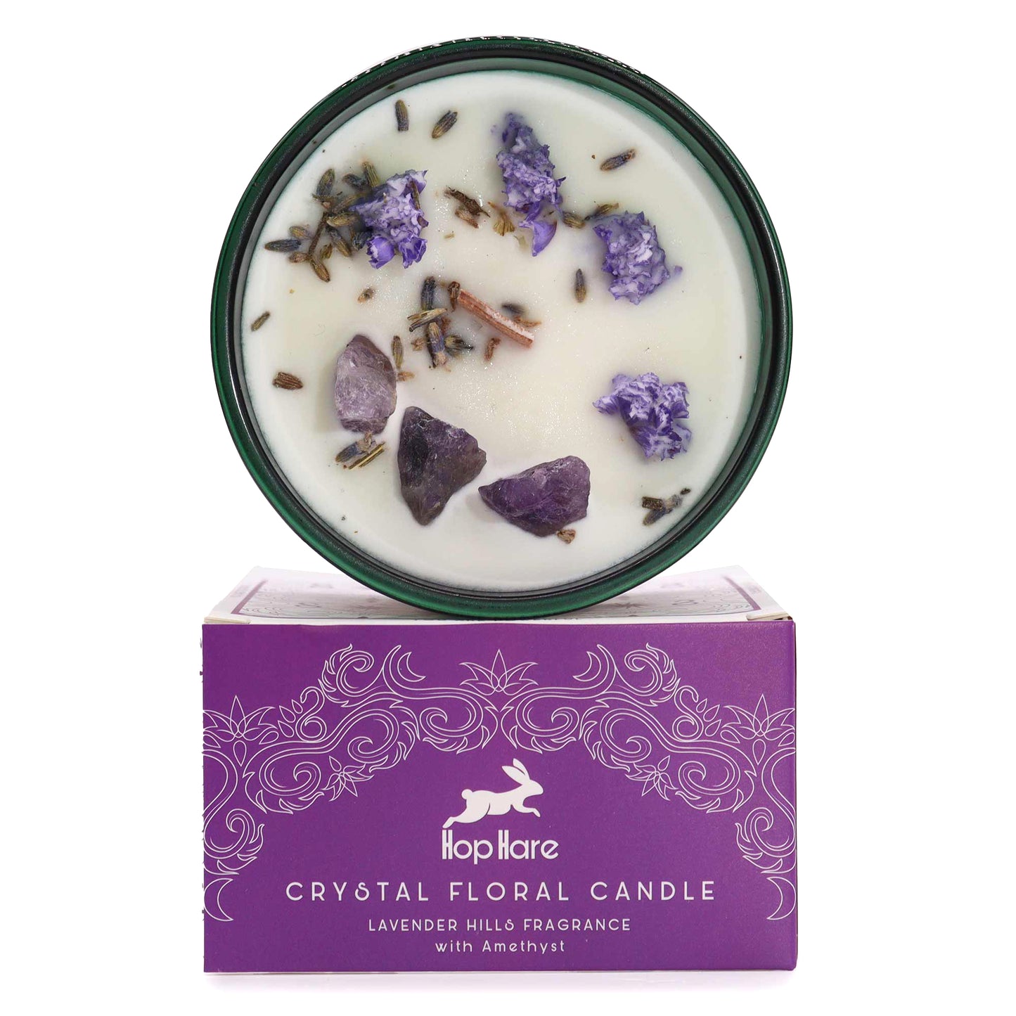 Vela Flor Mágica de Cristal Hop Hare – Luna