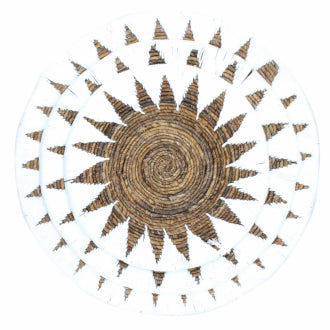 Set de Cuencos Decorativos de Seagrass – Arte Boho para Pared