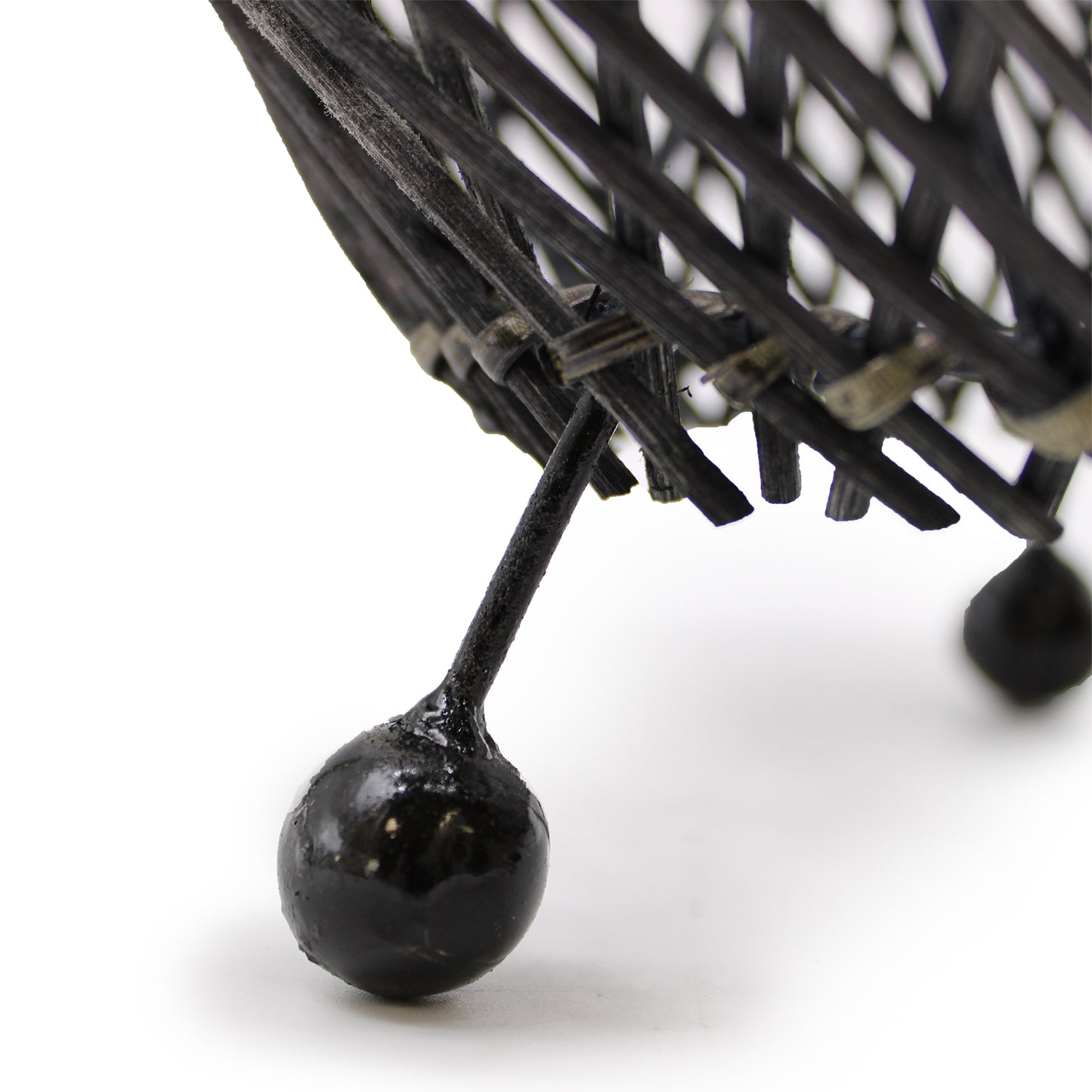 Lámpara de Mesa de Ratán Artesanal