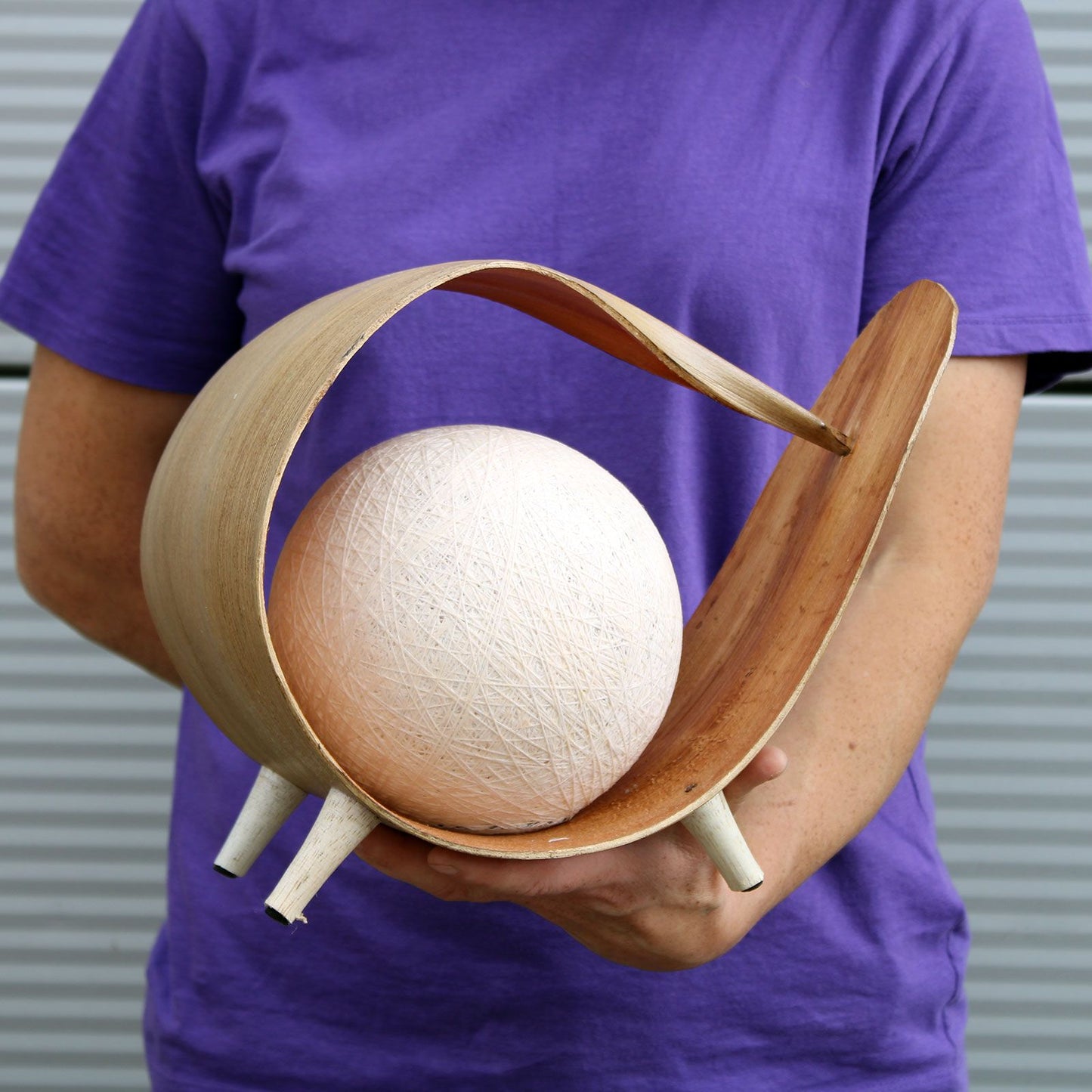 Lámpara de Coco Natural – Bucle Natural